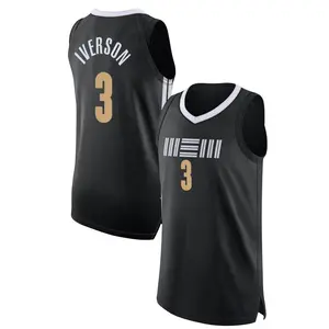 Memphis Grizzlies Authentic Black Allen Iverson 2023/24 City Edition Jersey - Youth