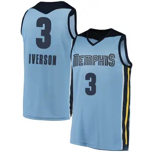 Memphis Grizzlies Fast Break Light Blue Allen Iverson Jersey - Statement Edition - Men's