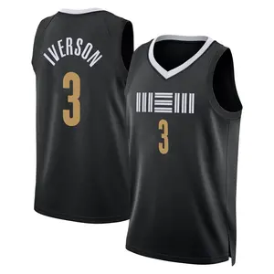 Memphis Grizzlies Swingman Black Allen Iverson 2023/24 City Edition Jersey - Men's