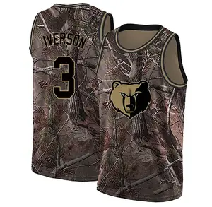 Memphis Grizzlies Swingman Camo Allen Iverson Realtree Collection Jersey - Men's