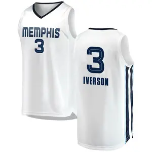 Memphis Grizzlies Swingman White Allen Iverson 2018/19 Jersey - Association Edition - Youth