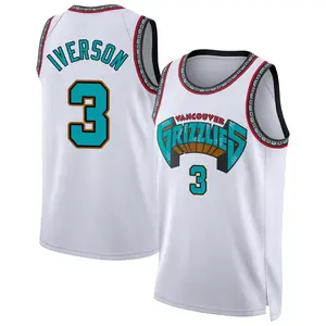 Memphis Grizzlies Swingman White Allen Iverson 2024/25 Classic Edition Jersey - Men's